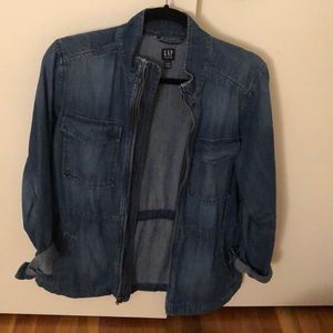 Mid length denim jacket from GAP